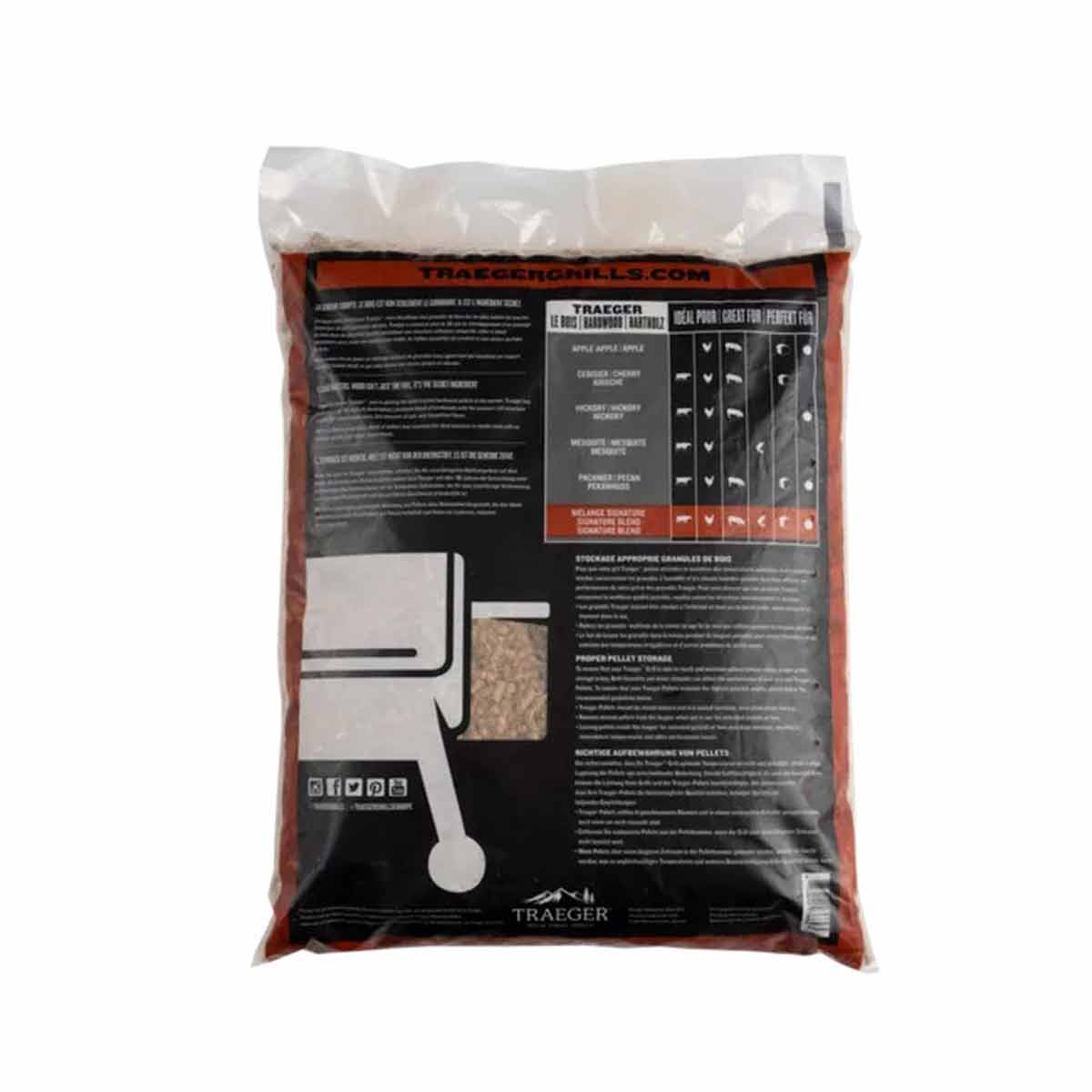 Traeger Hartholz Pellets Signature Blend | 9 kg | FSC