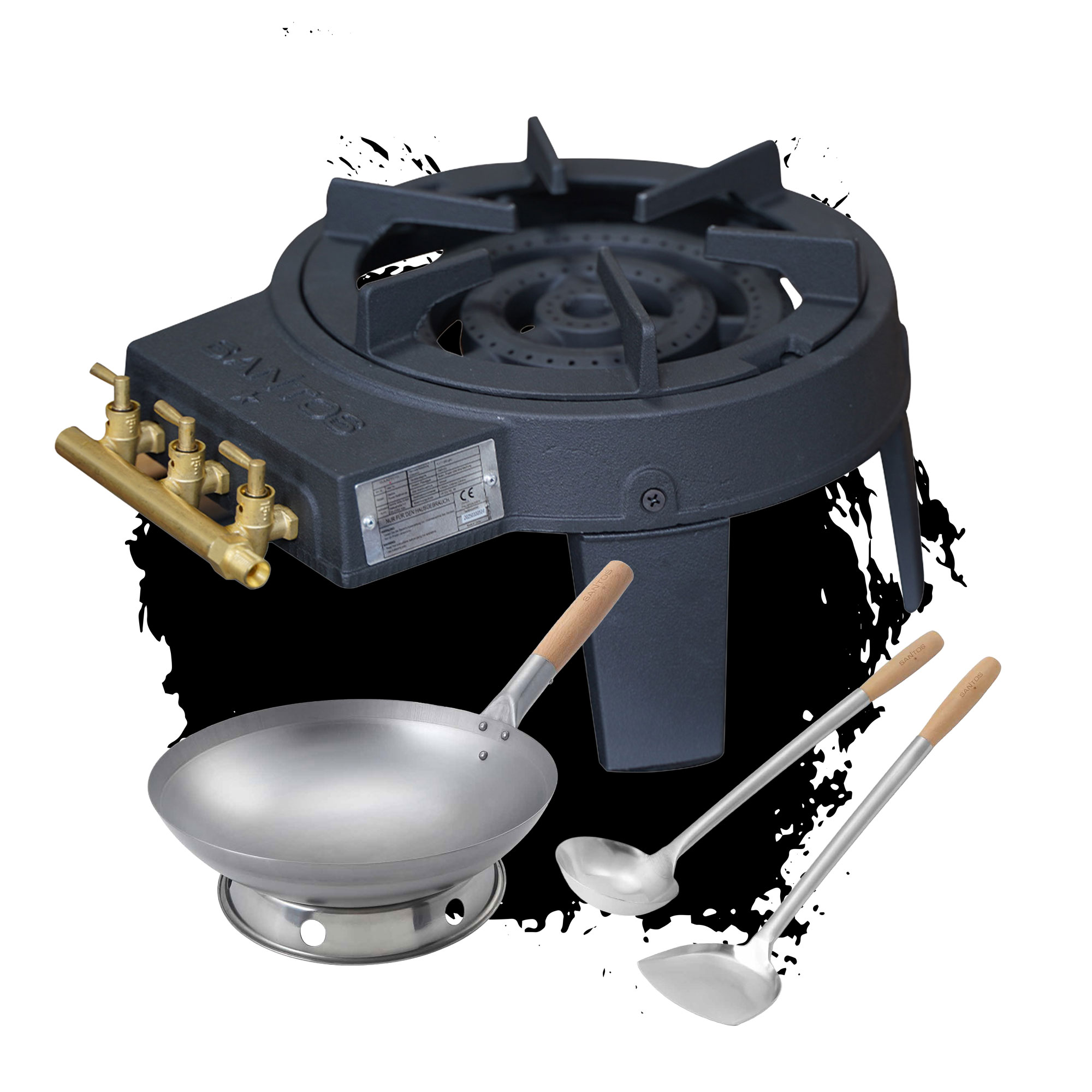 SANTOS Power Wokbrenner | Gusseisen