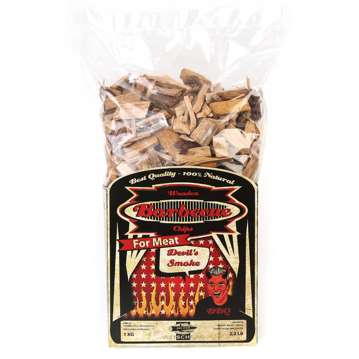 Axtschlag Devil´s Smoke Spezialmischung für Fleisch, 1 kg