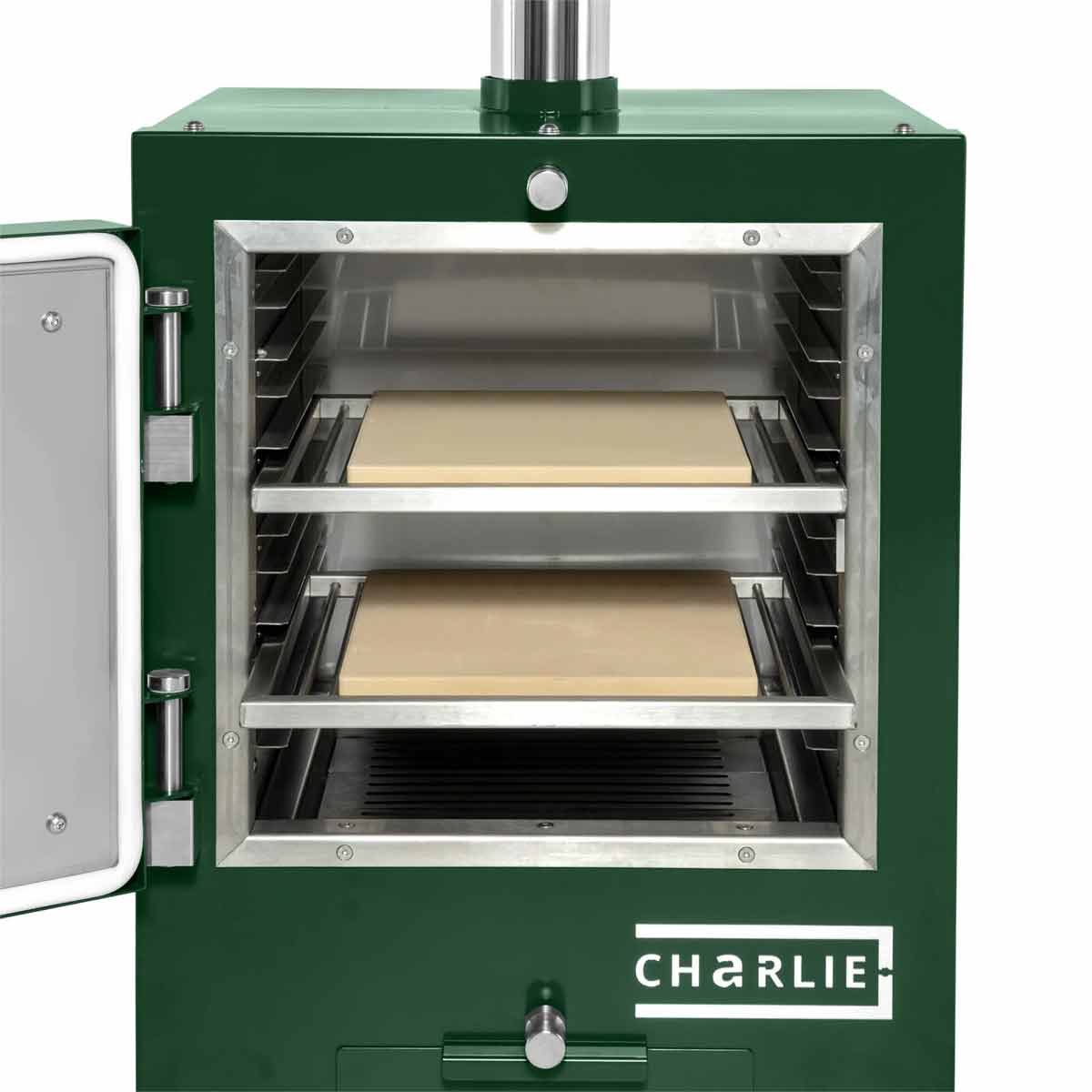 Charlie Oven Cheeky Tischofen mit separat erhältlichen Pizzasteinen