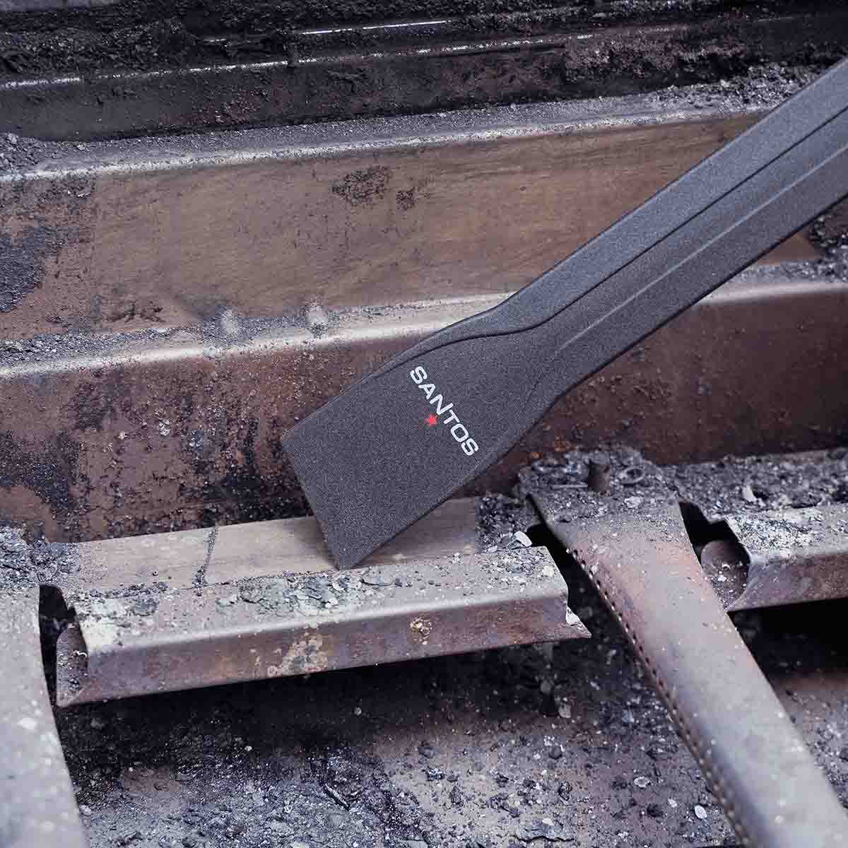 SANTOS Spachtel Reinigungsset - 2-teilig -  2er Reinigungs-Set für Planchas & Gasgrills -  rostfrei - spülmaschinengeeignet - 2 Größen SANTOS Spachtel Reinigungsset - 2-teilig -  2er Reinigungs-Set für Planchas & Gasgrills -  rostfrei - spülmaschinengeeignet - 2 Größen