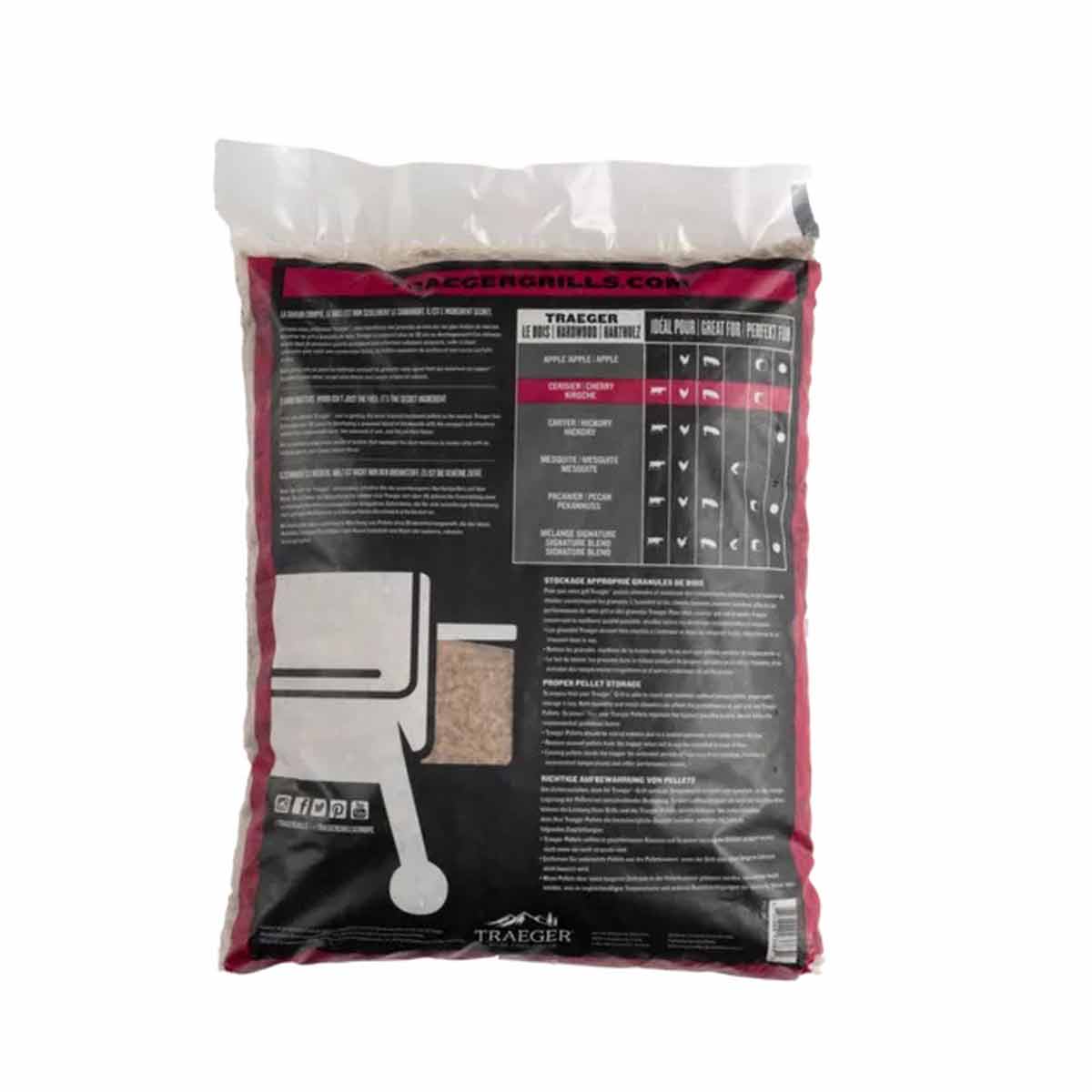 Traeger Hartholz Pellets Cherry, 9 kg