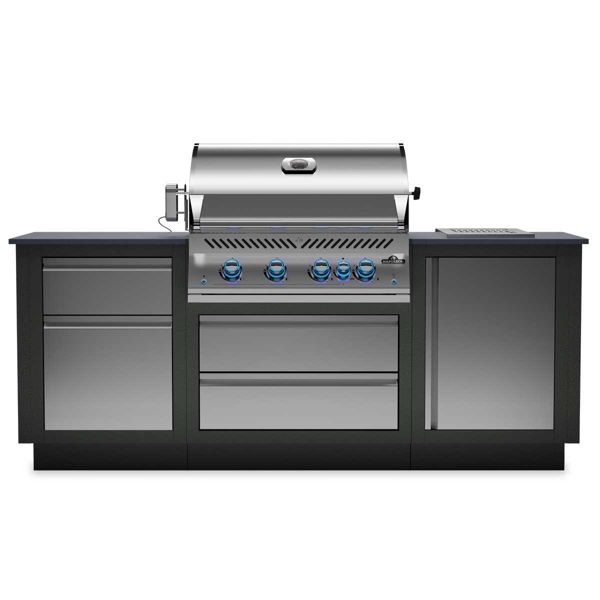 Napoleon Oasis Compact 105 Outdoor Küche mit Einbaugrill BIG32 und Sizzle Zone