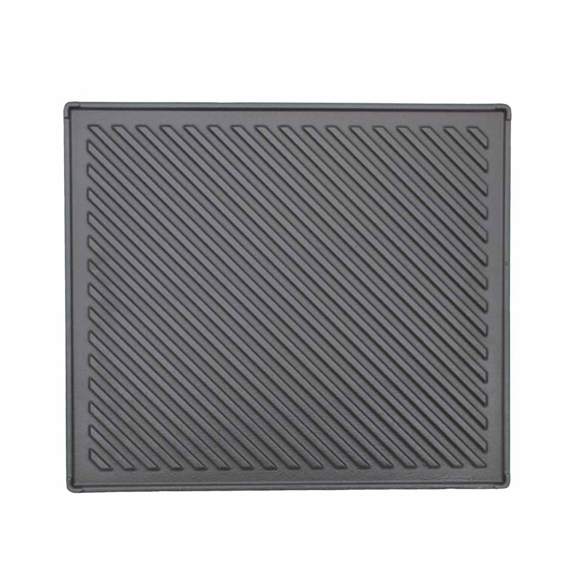 SANTOS Wende-Grillplatte Gusseisen für S-Serie, 43 x 37,5 cm