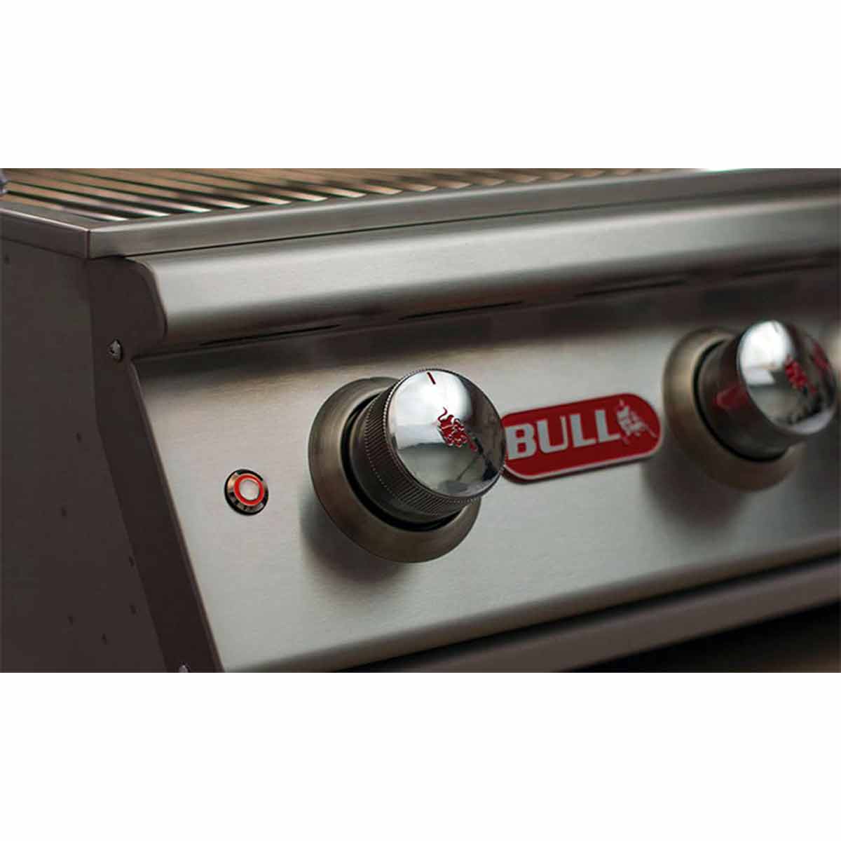 Bull Brahma Gasgrillstation, Massive Drehregler aus verchromtem Zink Bull Brahma Gasgrillstation, Massive Drehregler aus verchromtem Zink