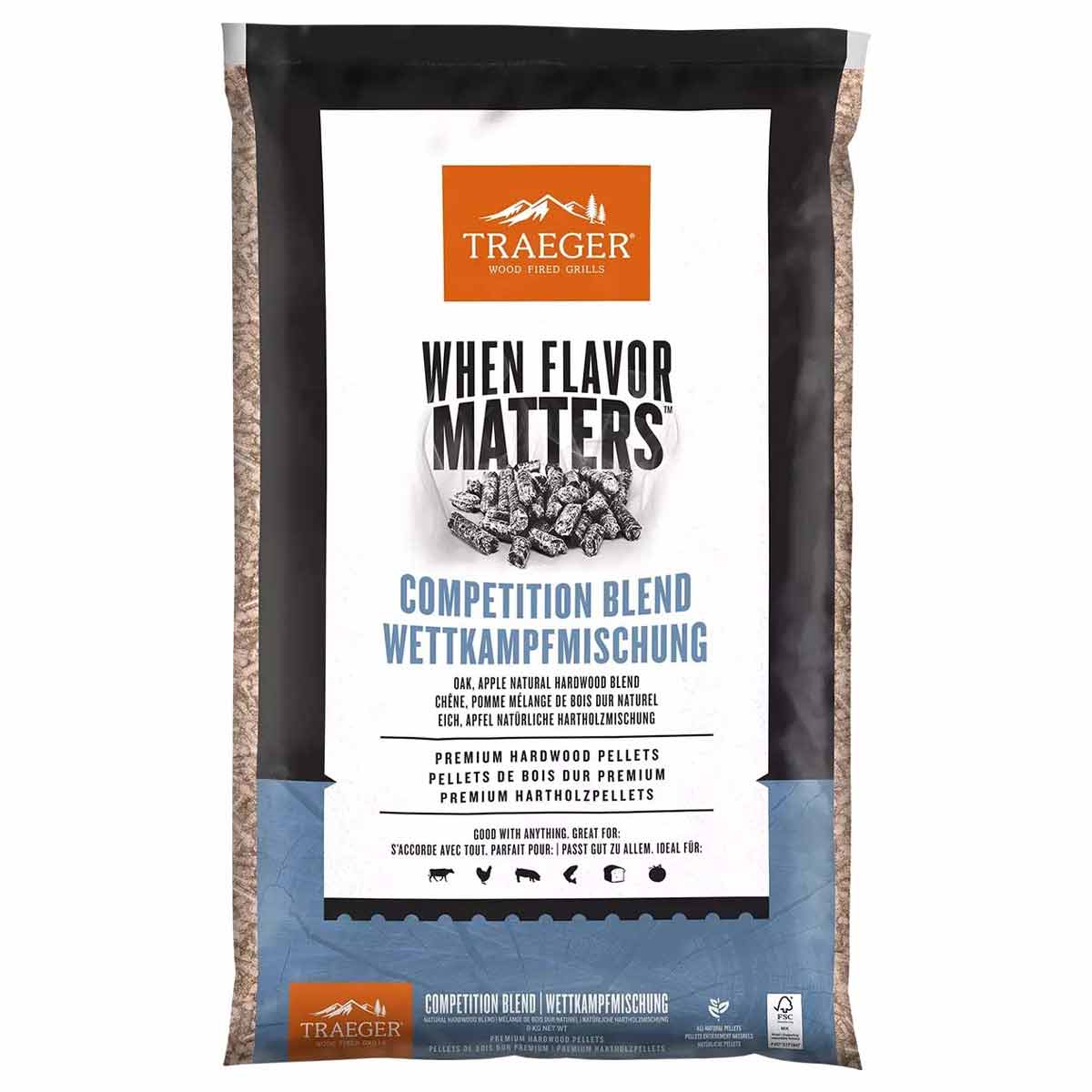 Traeger Competition Blend Hartholz-Pellets