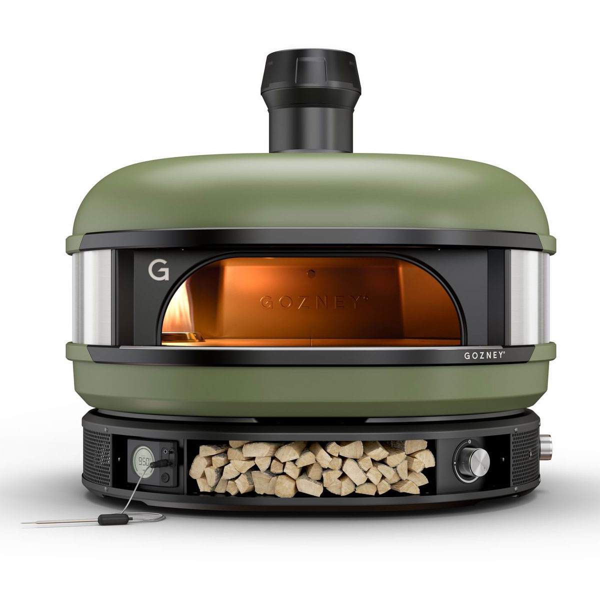 Gozney Dome Dual-Fuel Pizzaofen, olivgrün