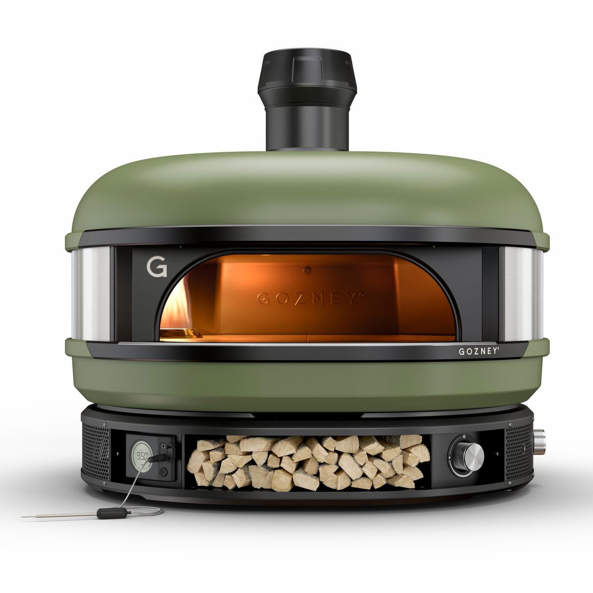 Gozney Dome Dual-Fuel Pizzaofen, olivgrün Gozney Dome Dual-Fuel Pizzaofen, olivgrün