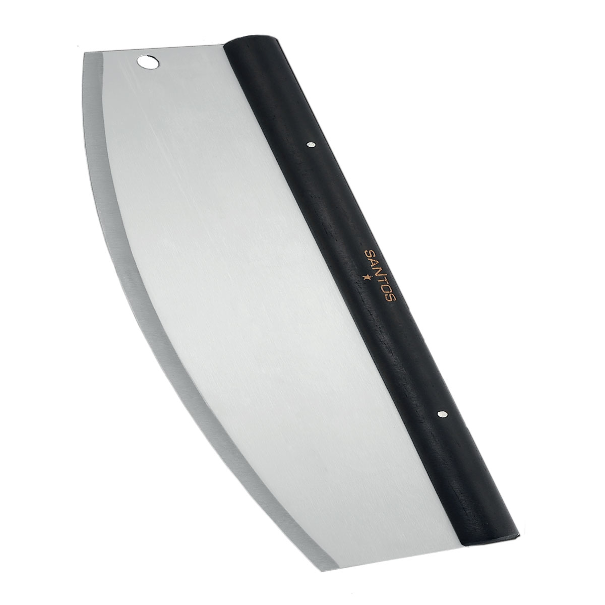 SANTOS Pizza Wiegemesser, Edelstahl, 35 cm SANTOS Pizza Wiegemesser, Edelstahl, 35 cm