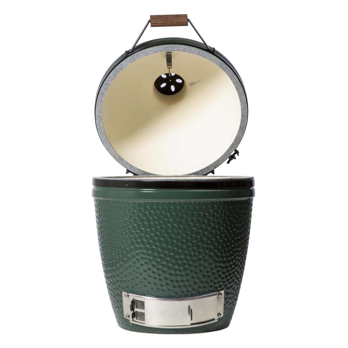 Big Green Egg Medium Keramikgrill Big Green Egg Medium Keramikgrill, geöffnet