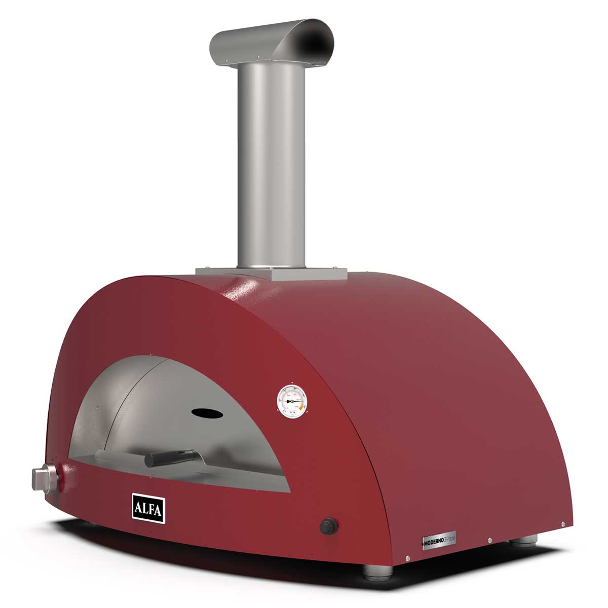 Alfa Forni Gas Pizzaofen Moderno 3 Pizze Antikrot | Hybrid