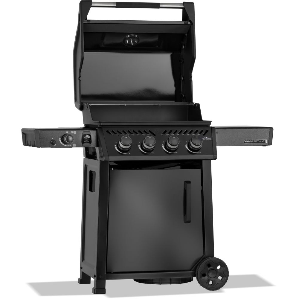 Napoleon Freestyle PRO 425 mit Sizzle Zone in Schwarz, offene Haube