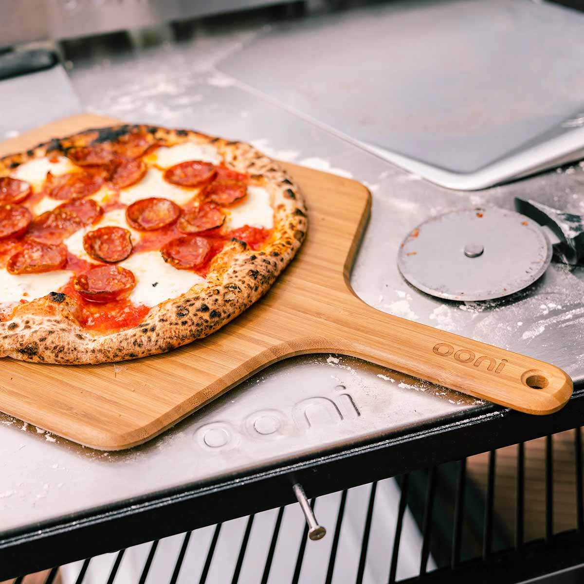 Ooni Pizzaschieber Bambus Ooni Pizzaschieber Bambus