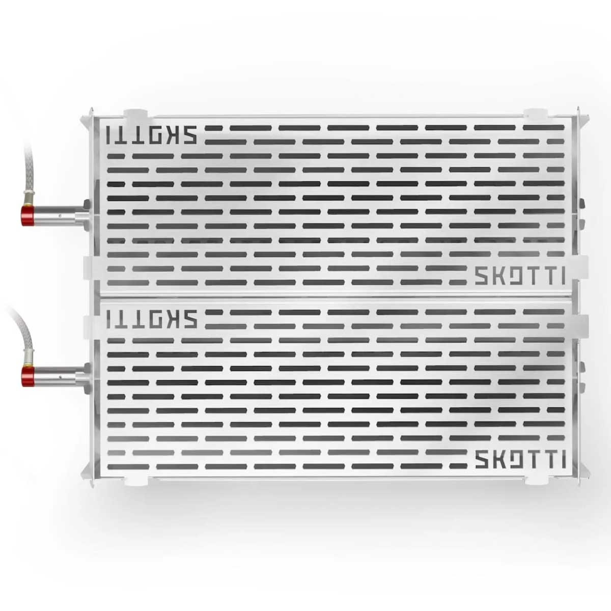 Skotti Grill Max – Steckbarer Edelstahl Gasgrill XL