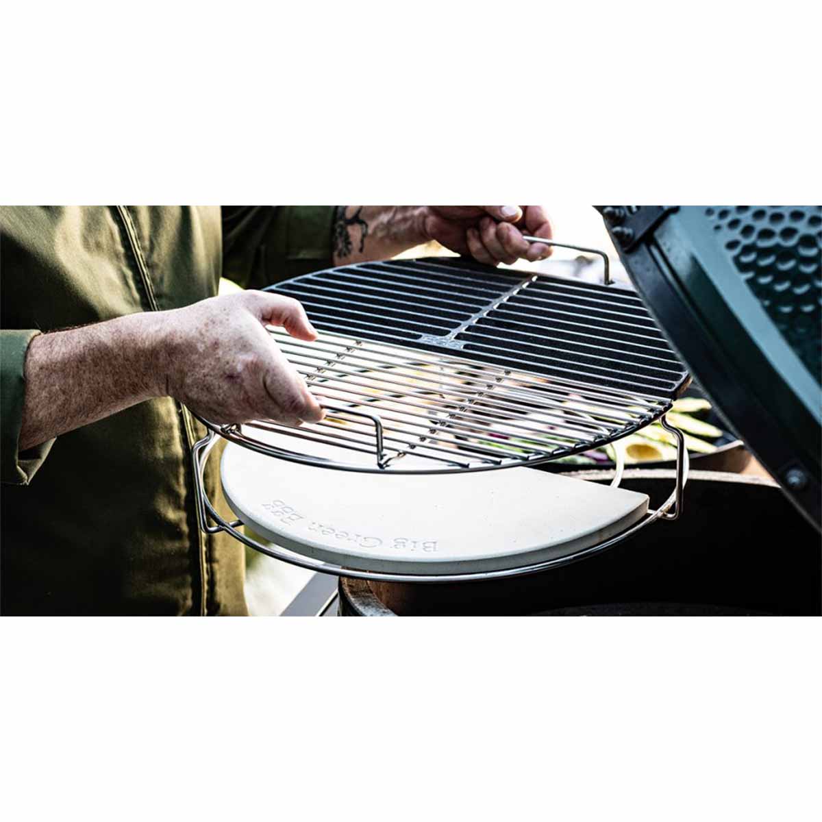 Big Green Egg ConvEGGtor-Stein, halbrund für XL Big Green Egg ConvEGGtor-Stein, halbrund für XL