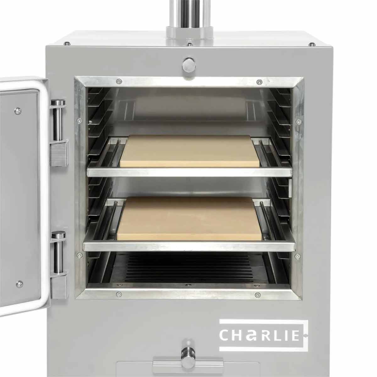 Charlie Oven Cheeky Tischofen mit separat erhältlichen Pizzasteinen