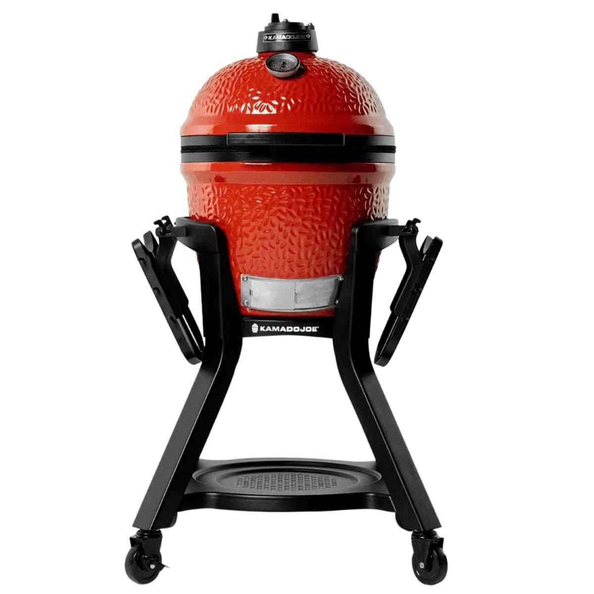 Kamado Joe Junior Keramikgrill auf Unterwagen mit Rädern und Seitenablagen Kamado Joe Junior Keramikgrill auf Unterwagen mit Rädern und Seitenablagen