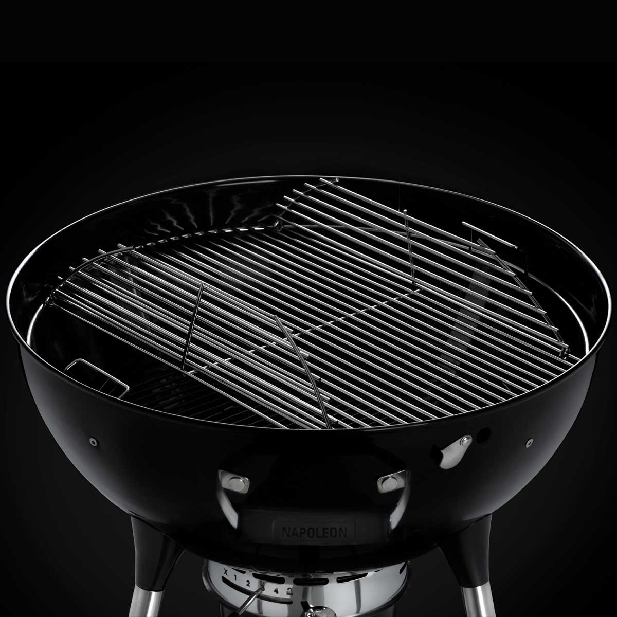Napoleon Premium Holzkohle Kugelgrill, Ø 57cm, NK22K-LEG-3 / klappbarer Grillrost Napoleon Premium Holzkohle Kugelgrill, Ø 57cm, NK22K-LEG-3 / klappbarer Grillrost