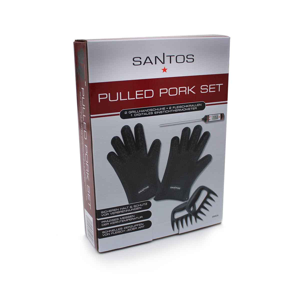 SANTOS Pulled Pork Set, 5-teilig Verpackung