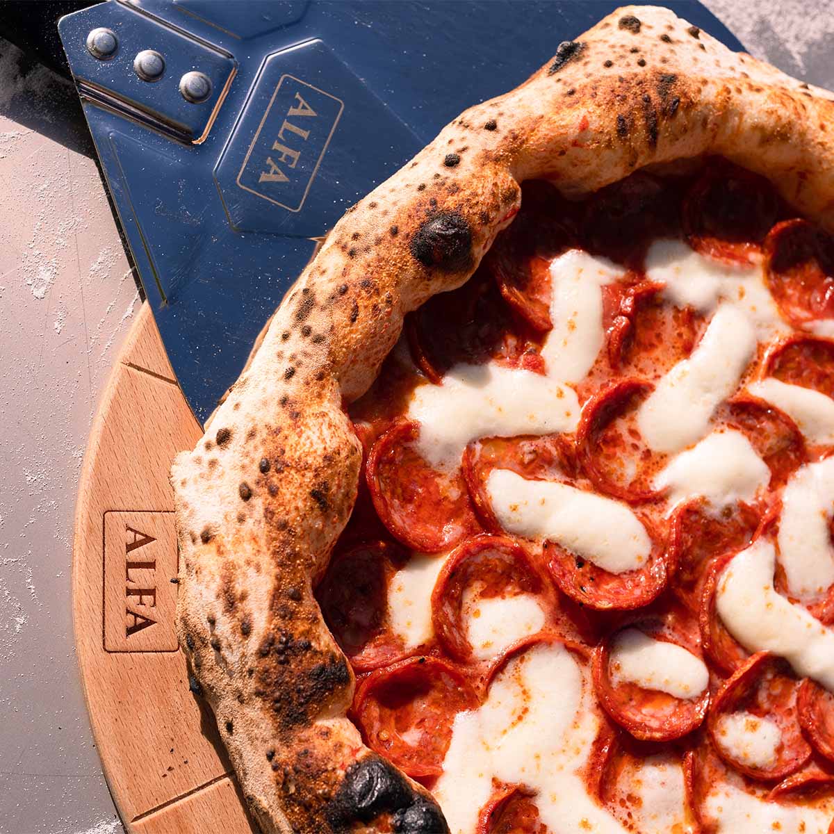 Alfa Pizzaofen Moderno Portable, Gas, Grau Alfa Pizzaofen Moderno Portable, Gas, Grau Pizza