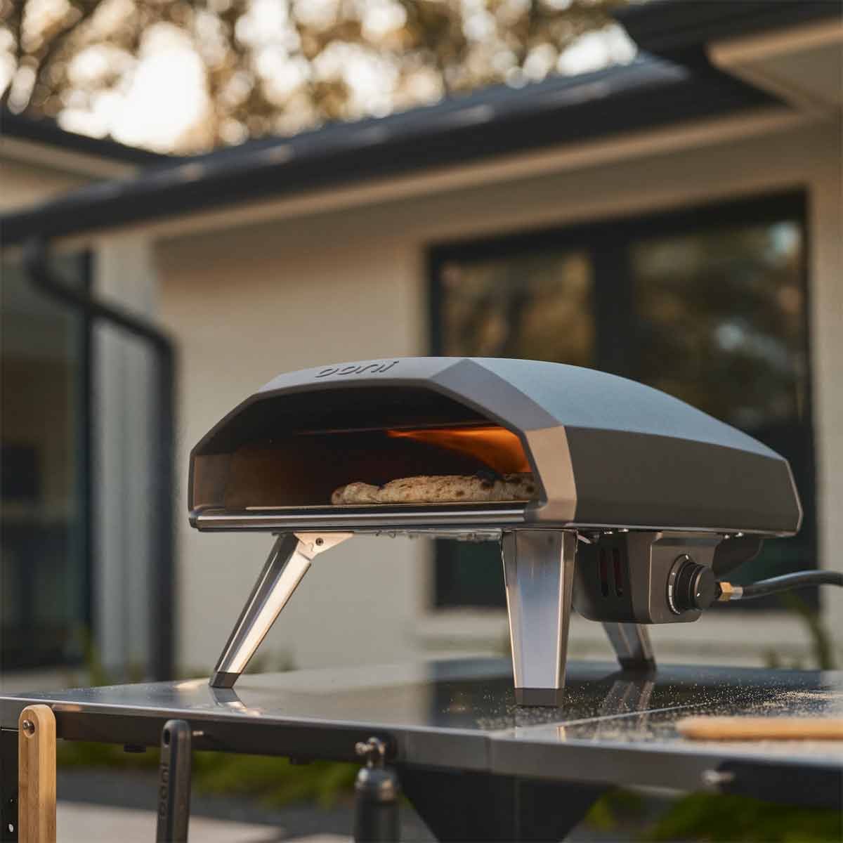 Ooni Koda 2 Gas Pizzaofen, in Gebrauch
