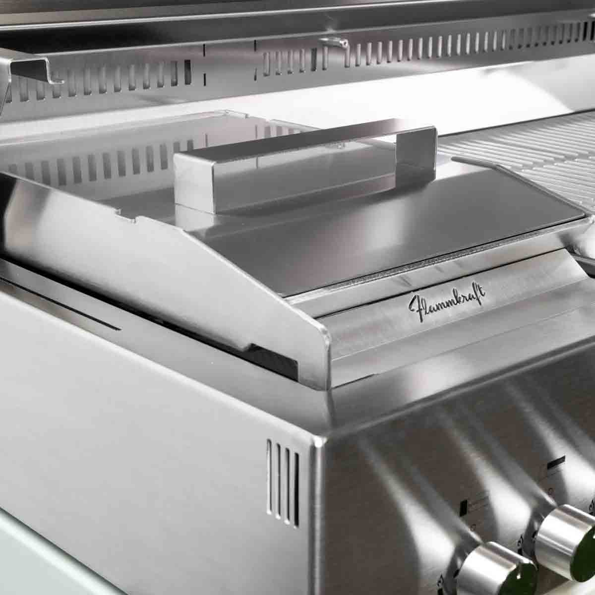 Flammkraft Edelstahl Plancha für Block D Gen. 5