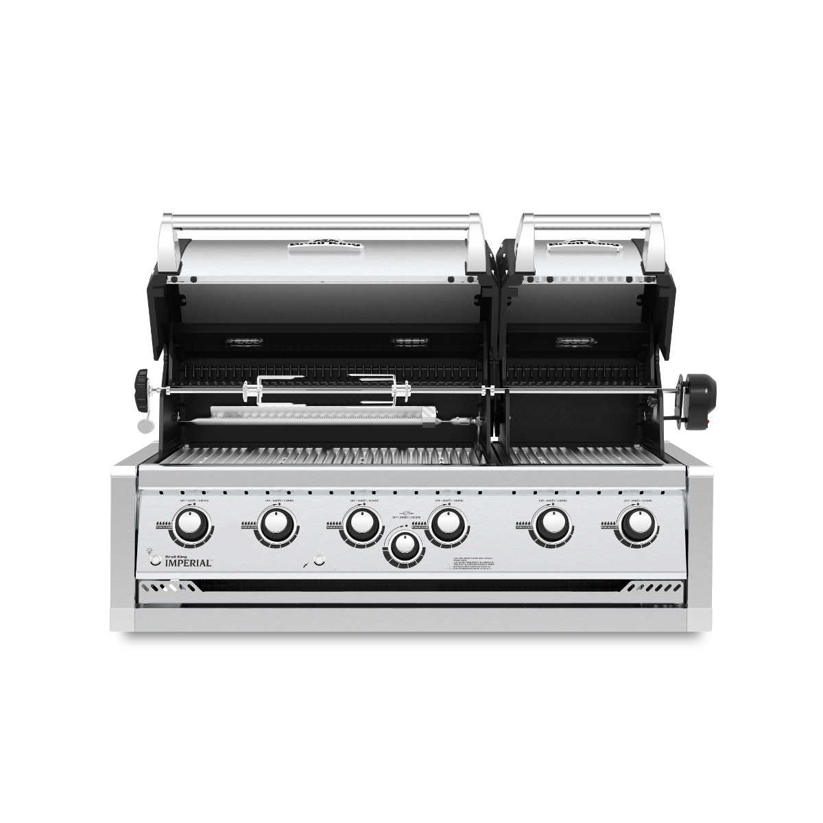 Broil King Imperial S 670 XL Pro Built In inkl. Drehspieß, Edelstahl