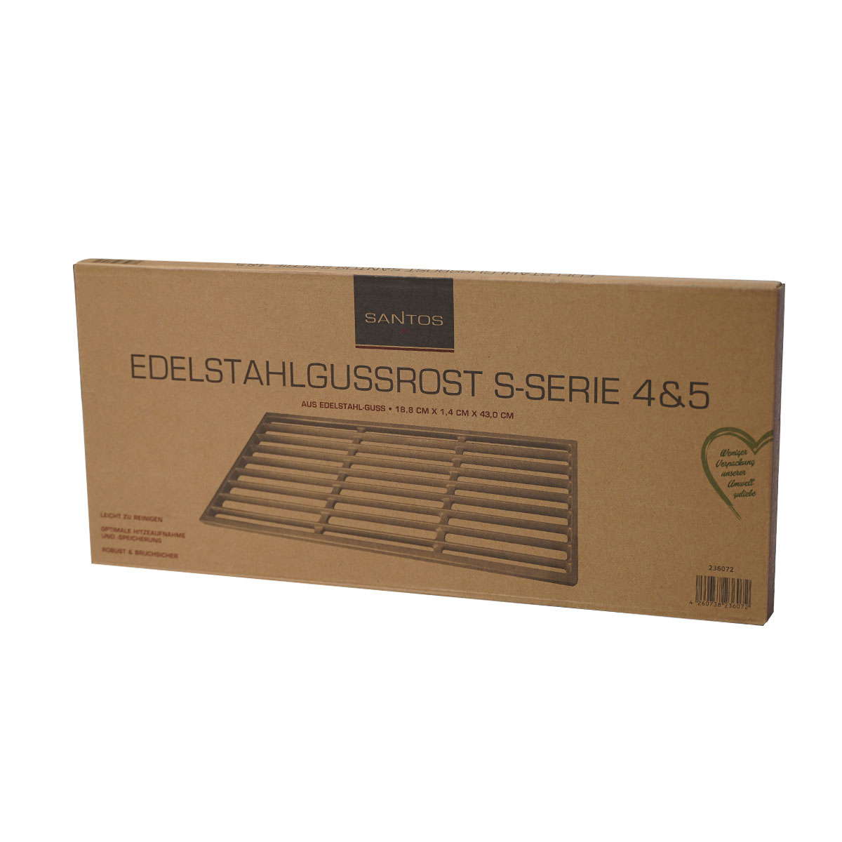 SANTOS Edelstahl-Gussrost für S4er & 5er SANTOS Edelstahl-Gussrost für S4er & 5er
