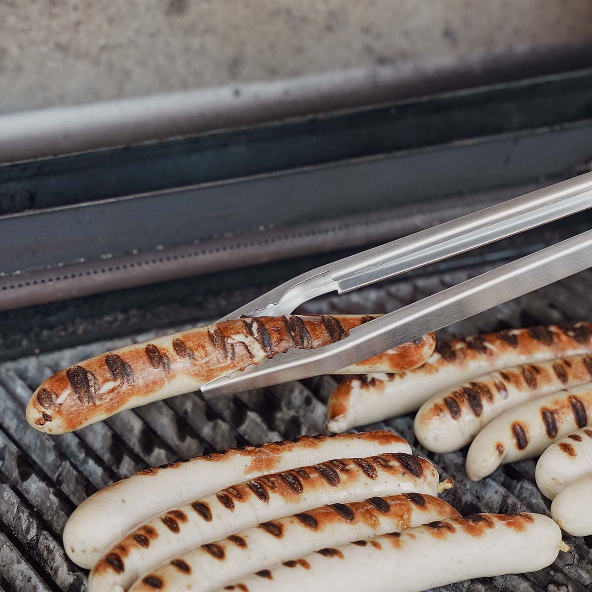 SANTOS Premium Grillpinzette Edelstahl, 53 cm SANTOS Premium Grillpinzette Edelstahl, 53 cm