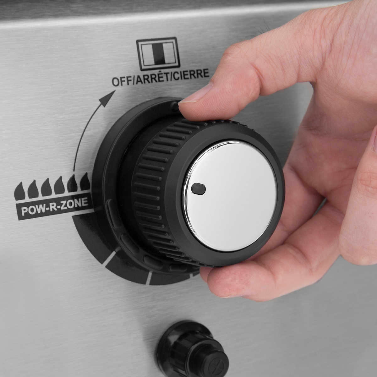 Broil King Signet 390 inkl. Drehspieß, Edelstahl Drehregler