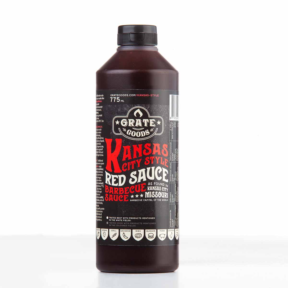 GG Kansas City Red Barbecue Sauce 775ml