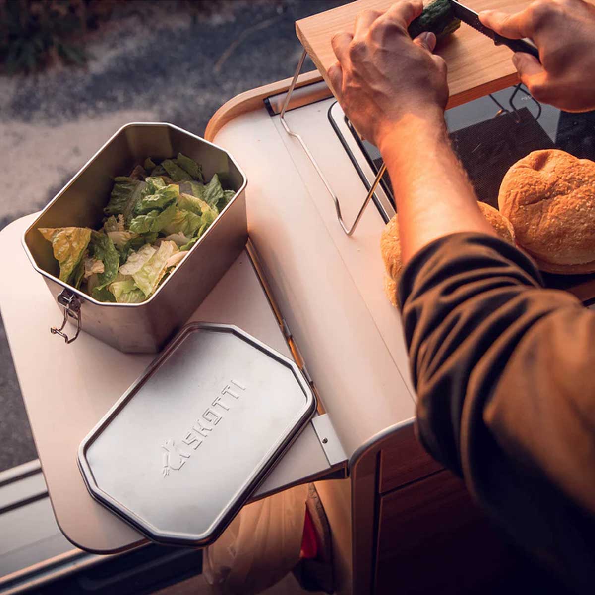 Skotti Boks Edelstahlbox 1 Liter Skotti Boks Edelstahlbox 1 Liter