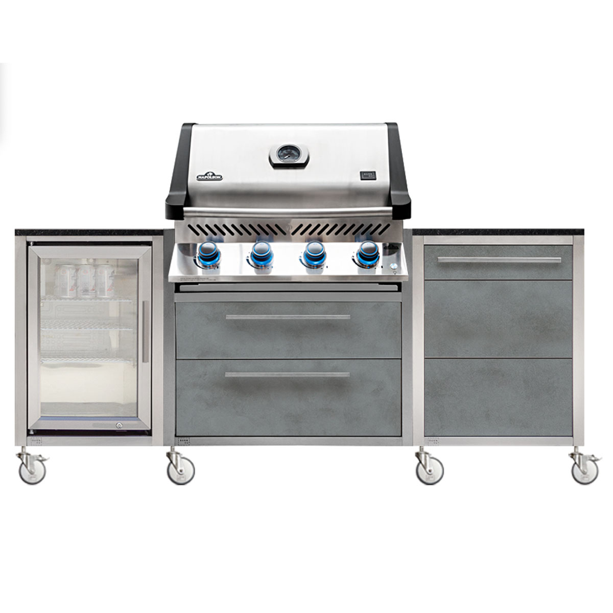 Burnout Kitchen BBQ Küche Smoke | Napoleon Sondermodell Prestige 500 Einbaugrill