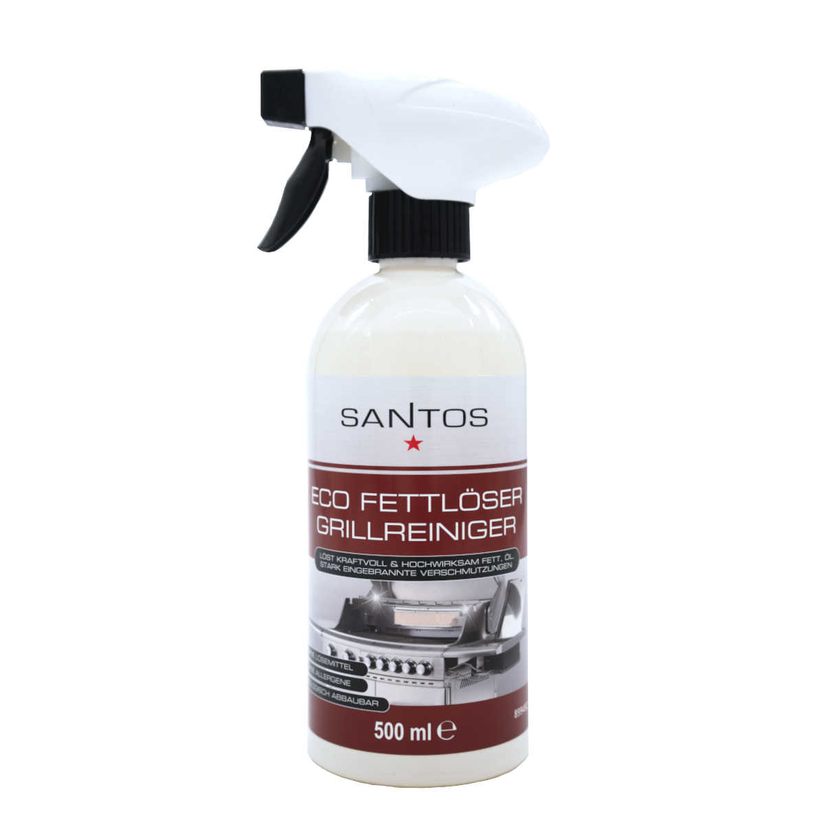 SANTOS Eco Fettlöser & Grillreiniger, 500 ml