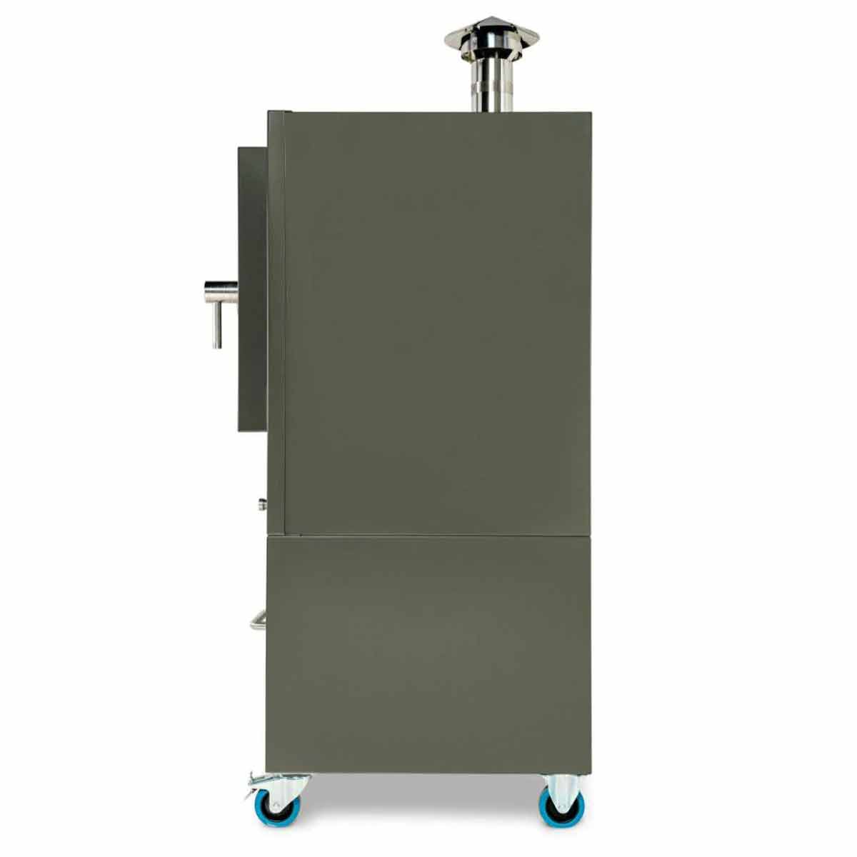 Professional Charlie Charcoal Oven, Porcini, Seitenansicht
