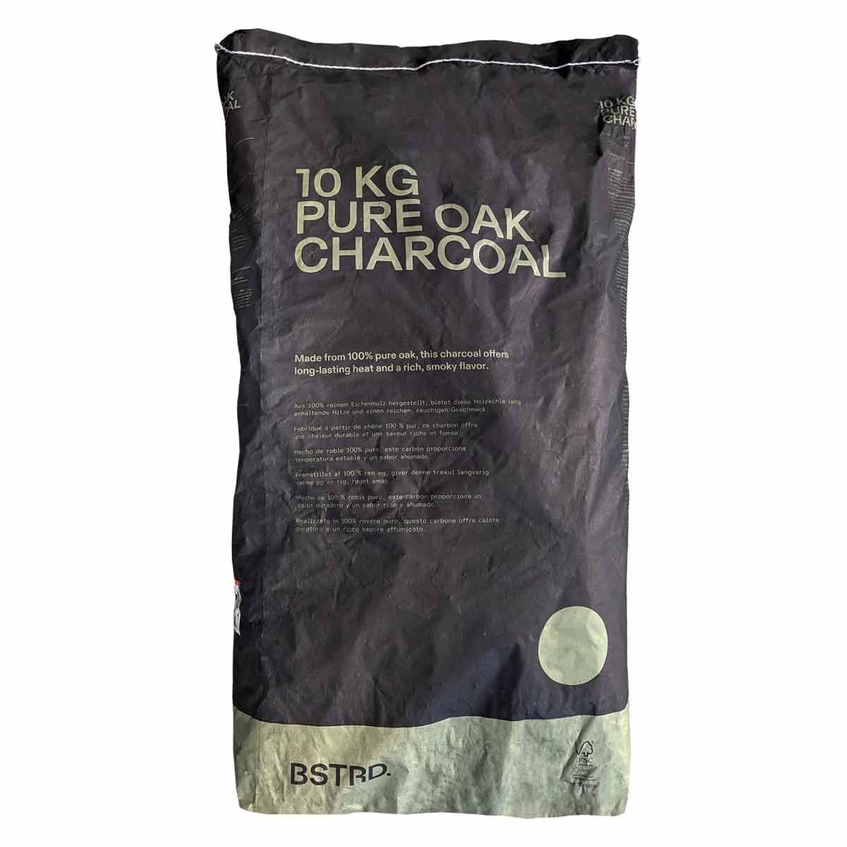 BSTRD. Pro Large Kamado Alpine-Green Fire & Flavor Bundle, Eichenholzkohle
