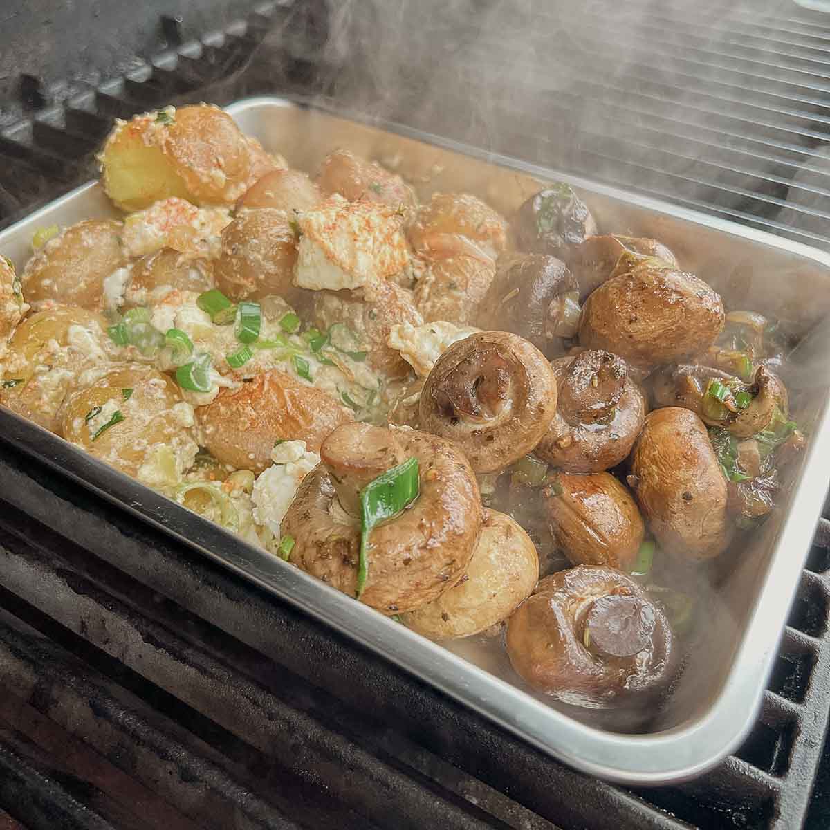 SANTOS Edelstahl Grillschale & Auffangschale, klein SANTOS Edelstahl Grillschale & Auffangschale, klein