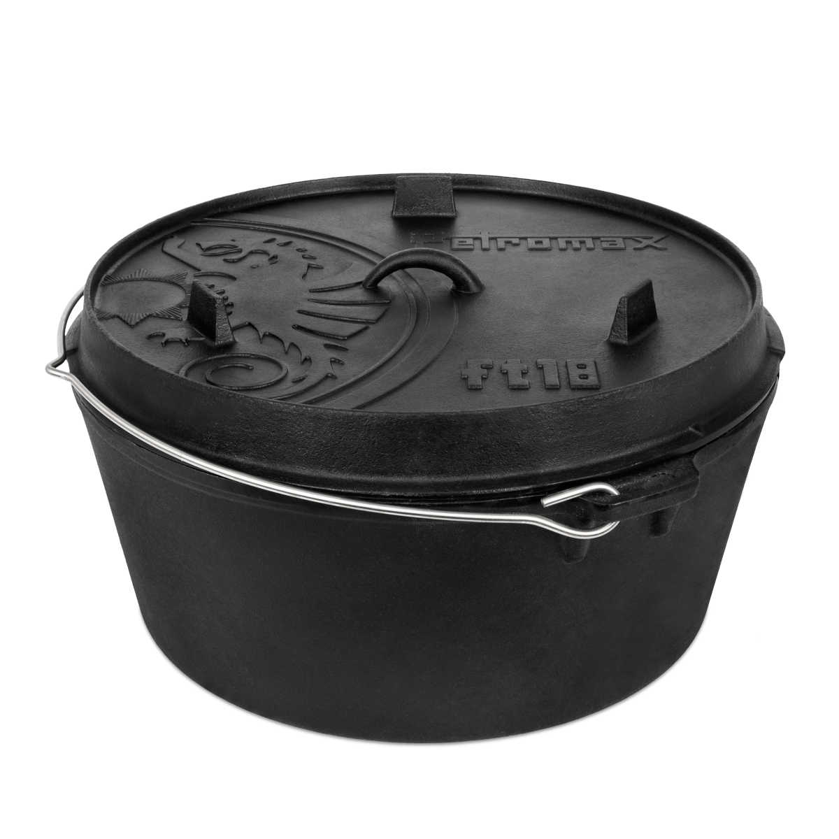 Petromax Feuertopf ft18 Dutch Oven mit planem Boden