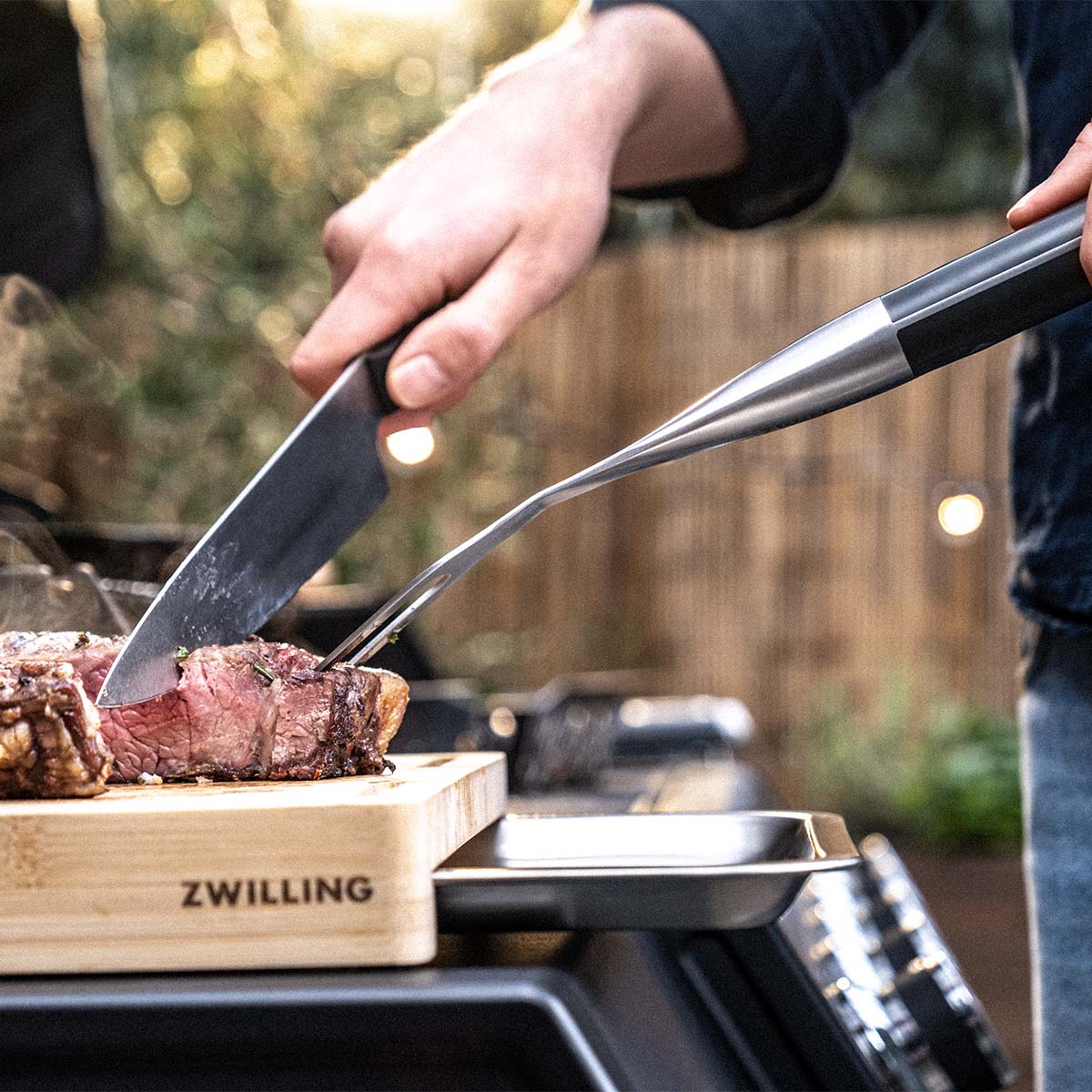 ZWILLING BBQ+ Grillgabel, 41 cm, Edelstahl