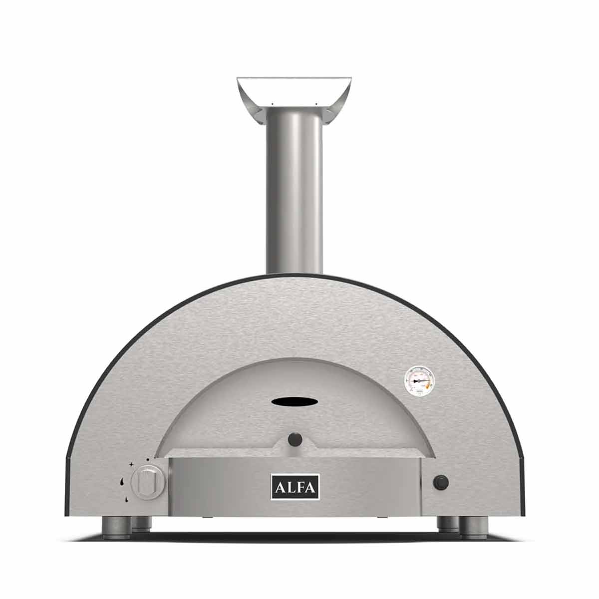 Alfa Forni Gas Pizzaofen Classico | 2 Pizze | Schiefergrau | Hybrid