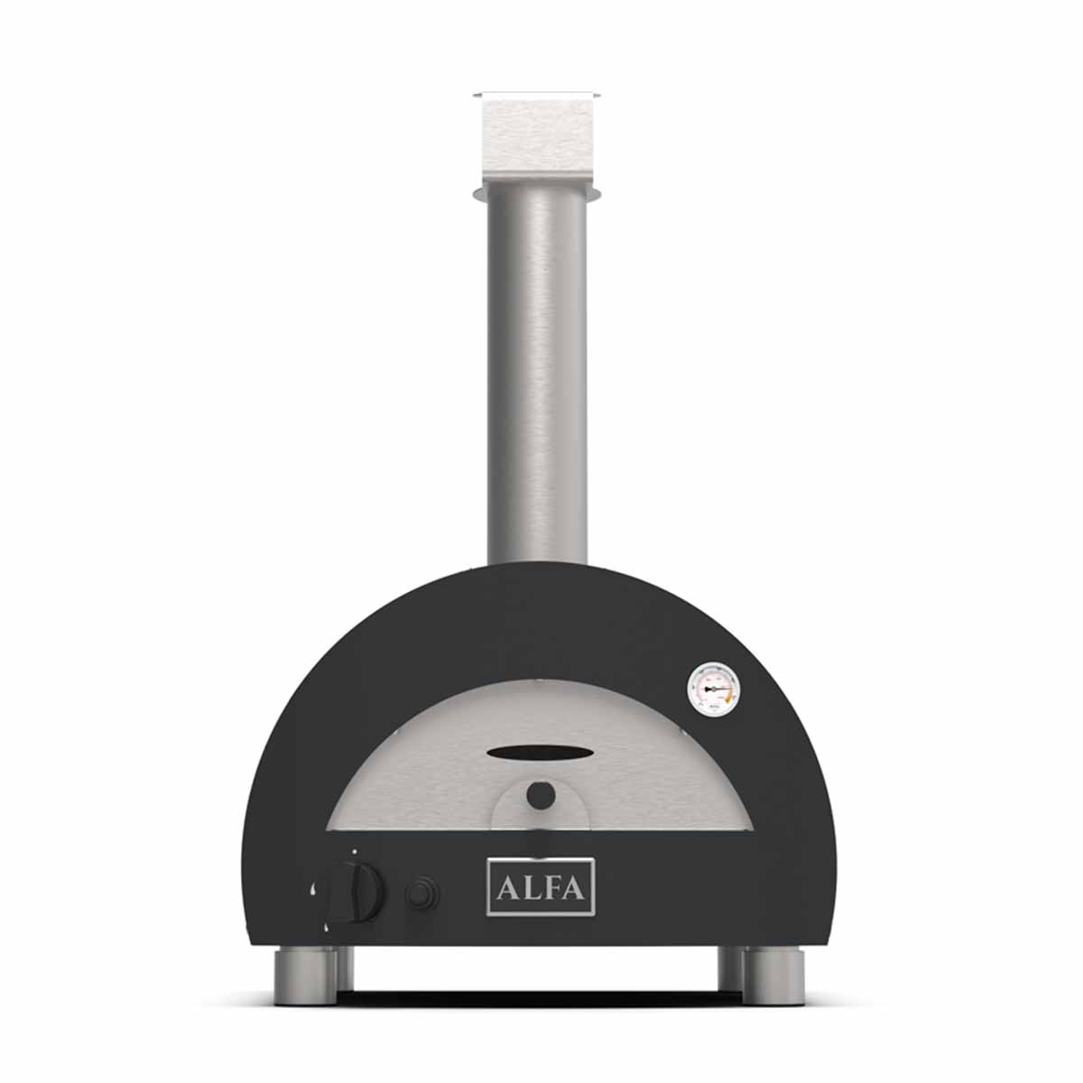 Alfa Forni Gas-Pizzaofen Moderno | Portable | Schiefergrau
