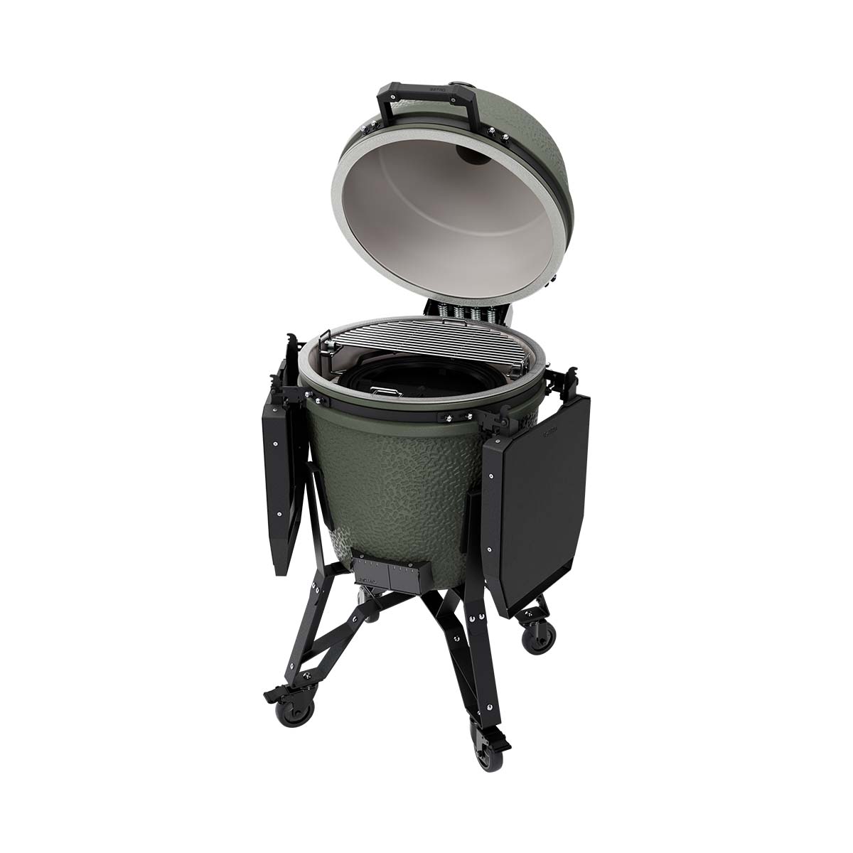 BSTRD. Pro Large Kamado Alpine-Green Fire & Flavor Bundle