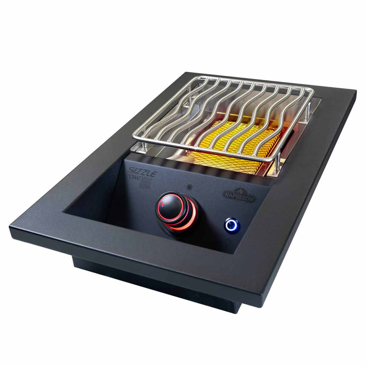 Napoleon Einbau Sizzle Zone 700er-Serie | klein | Mattschwarz Napoleon Einbau Sizzle Zone 700er-Serie, klein, Mattschwarz, gezündet