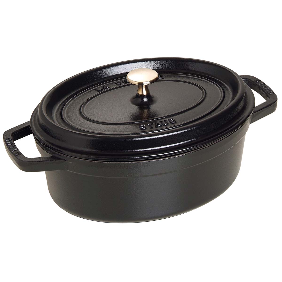 STAUB Cocotte, 27 cm,  Schwarz, Gusseisen