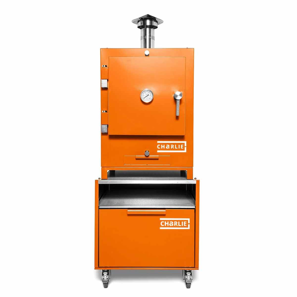 Charlie Oven Cheeky Tischofen auf Charlie Base Cabinet Unterwagen