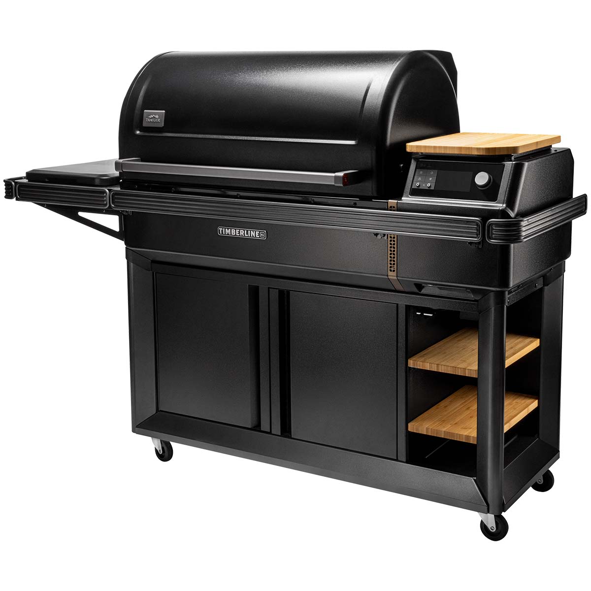 Traeger Pelletgrill Timberline XL, Schwarz Seitenansicht