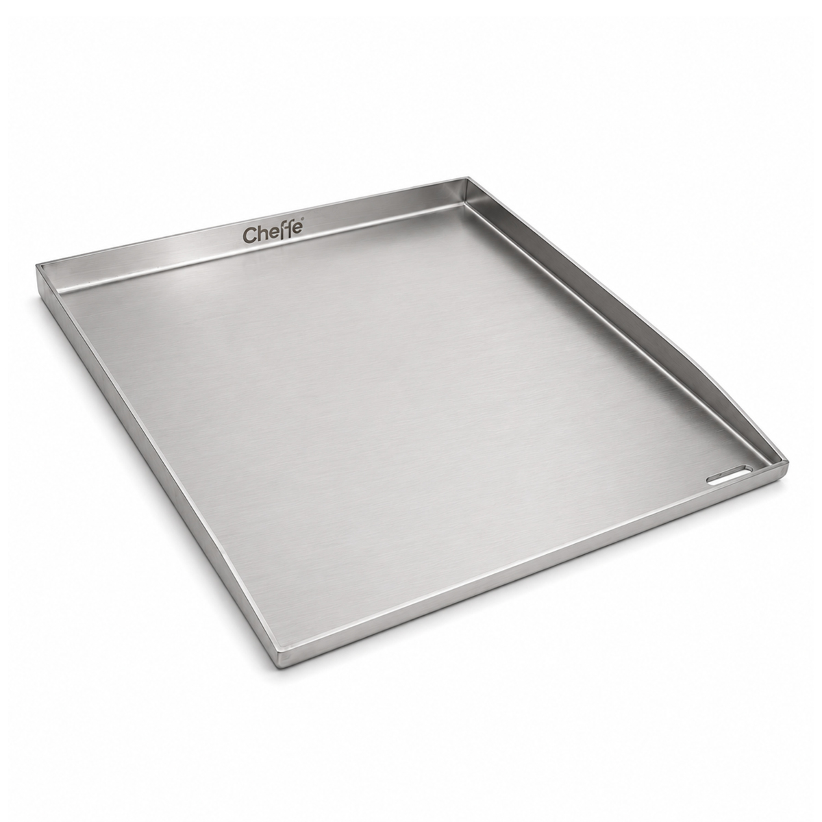 Cheffe Edelstahlplancha 40 x 35 cm
