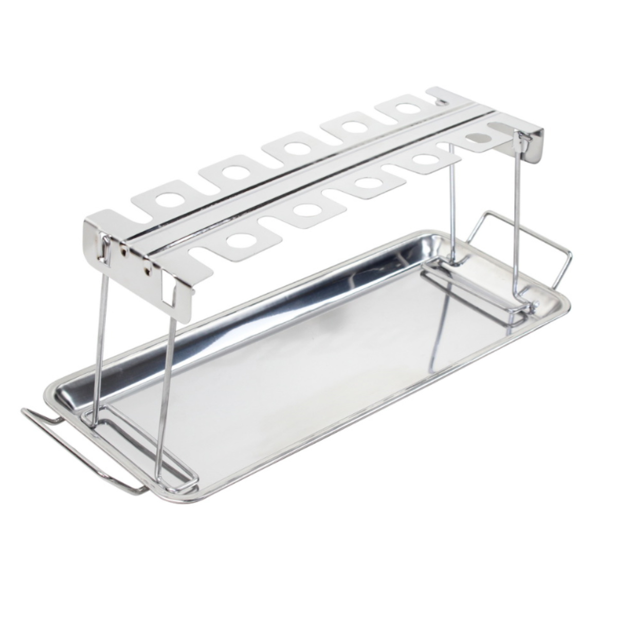 SANTOS Hähnchenschenkel Halter, Chicken Wings Rack, Edelstahl SANTOS Hähnchenschenkel Halter, Chicken Wings Rack, Edelstahl