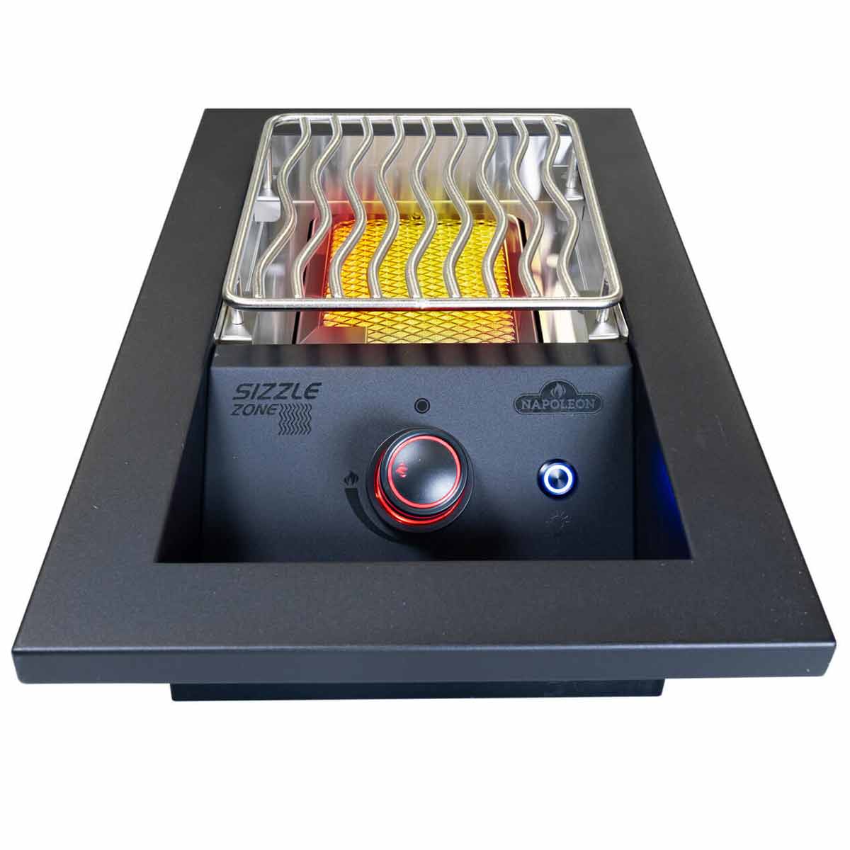 Napoleon Einbau Sizzle Zone 700er-Serie | klein | Mattschwarz Napoleon Einbau Sizzle Zone 700er-Serie, klein, Mattschwarz, gezündet
