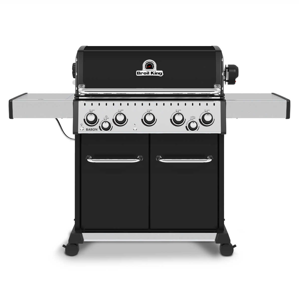 Broil King Baron 590 | Promo Aktion | inkl. Drehspieß, Abdeckhaube, & Gussplatte
